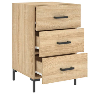 Κομοδίνο Sonoma Δρυς 40 x 40 x 66 εκ. από Επεξεργασμένο Ξύλο
