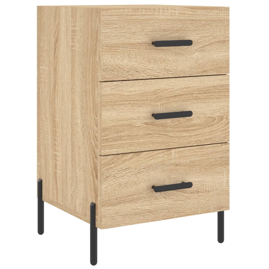 Κομοδίνο Sonoma Δρυς 40 x 40 x 66 εκ. από Επεξεργασμένο Ξύλο