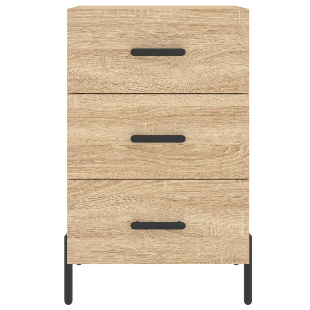 Κομοδίνο Sonoma Δρυς 40 x 40 x 66 εκ. από Επεξεργασμένο Ξύλο