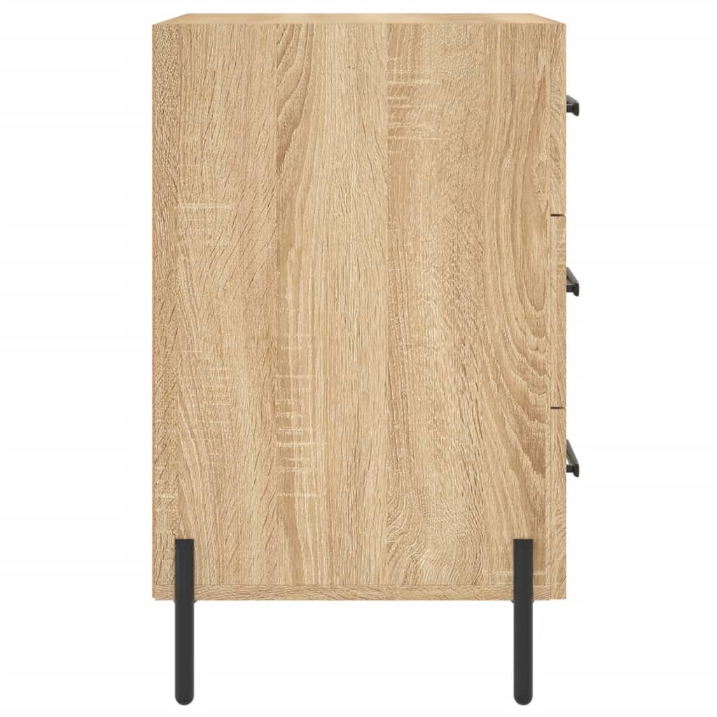 Κομοδίνο Sonoma Δρυς 40 x 40 x 66 εκ. από Επεξεργασμένο Ξύλο