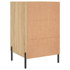Κομοδίνο Sonoma Δρυς 40 x 40 x 66 εκ. από Επεξεργασμένο Ξύλο