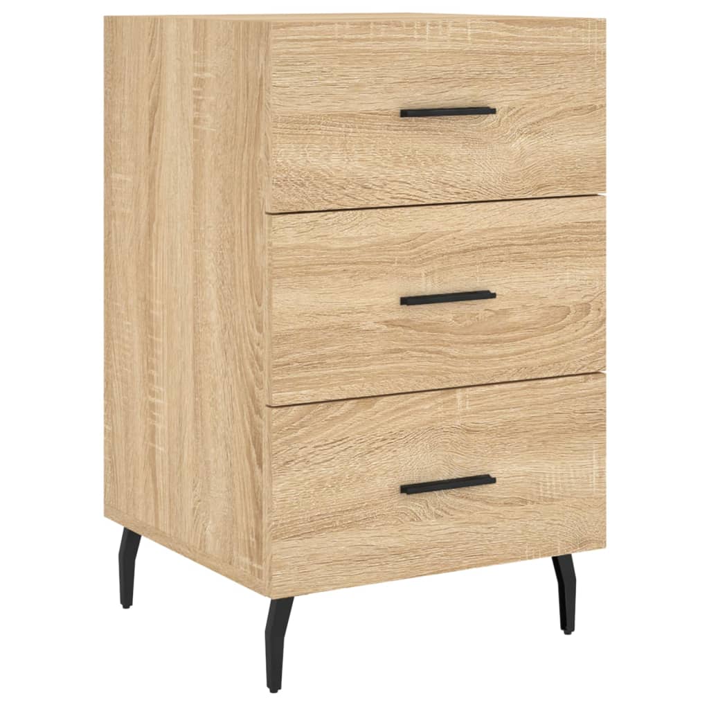Κομοδίνο Sonoma Δρυς 40 x 40 x 66 εκ. από Επεξεργασμένο Ξύλο