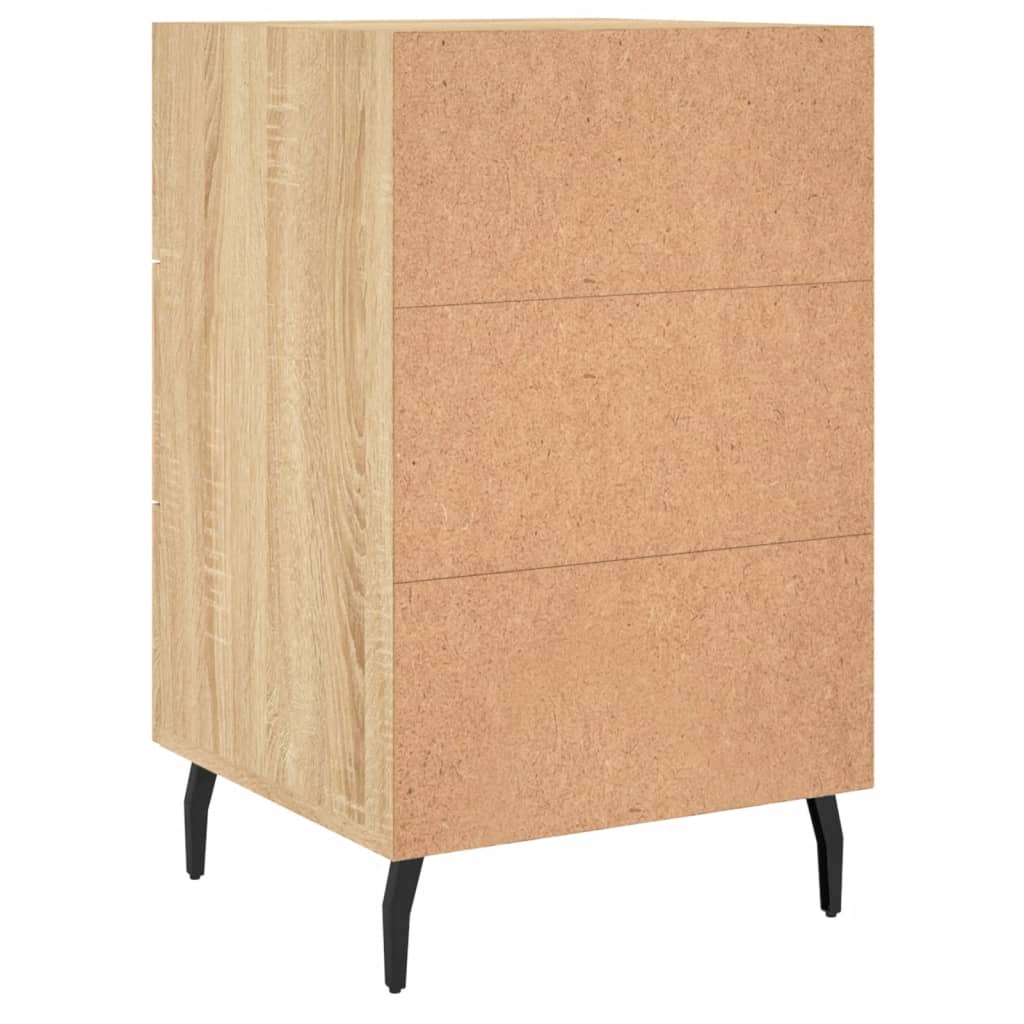 Κομοδίνο Sonoma Δρυς 40 x 40 x 66 εκ. από Επεξεργασμένο Ξύλο