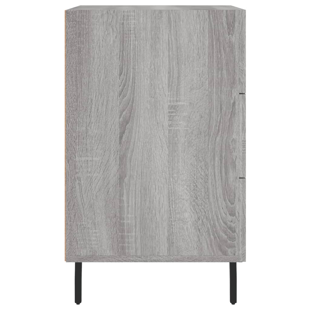 Κομοδίνο Γκρι Sonoma 40 x 40 x 66 εκ. από Επεξεργασμένο Ξύλο