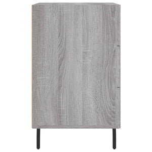 Κομοδίνο Γκρι Sonoma 40 x 40 x 66 εκ. από Επεξεργασμένο Ξύλο