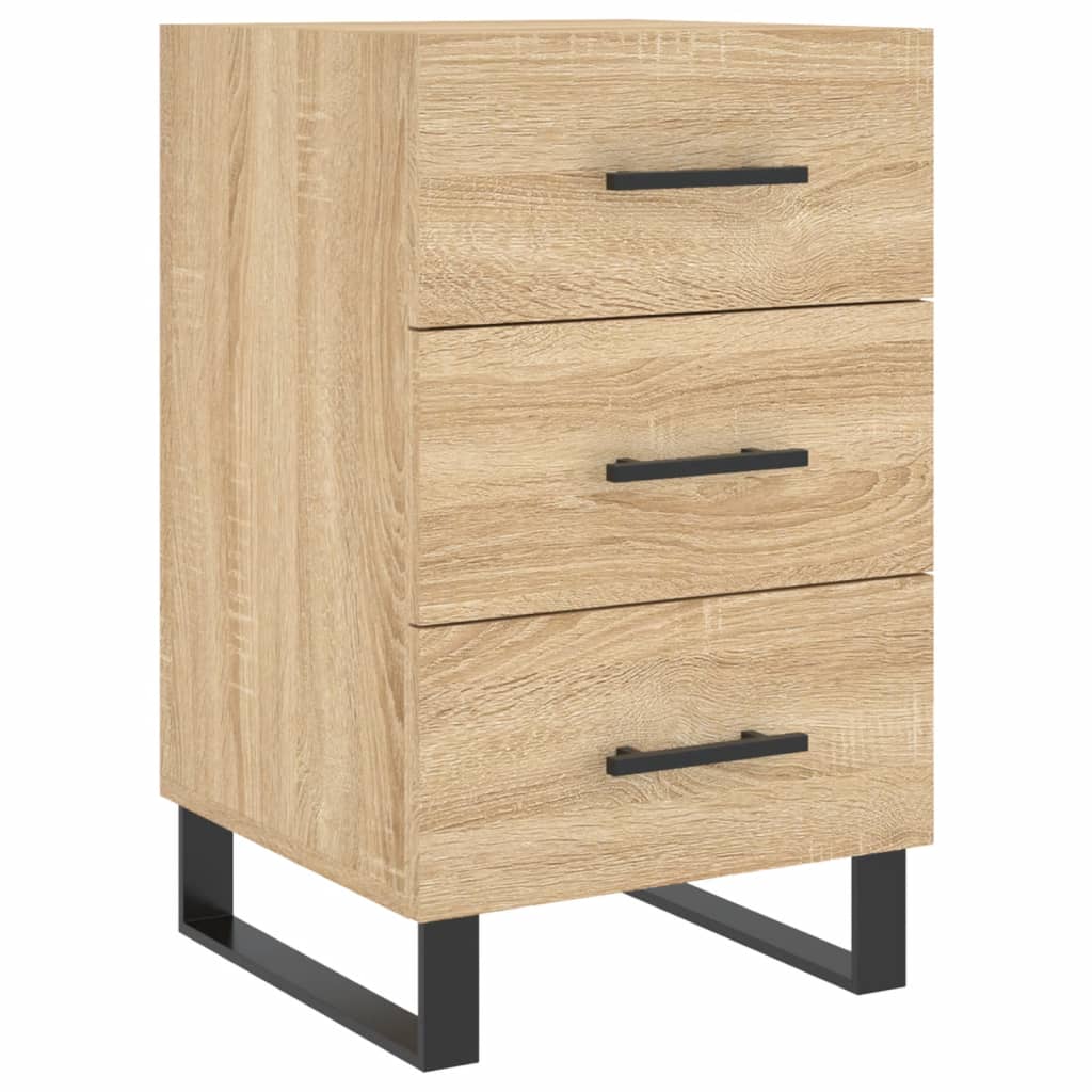 Κομοδίνο Sonoma Δρυς 40 x 40 x 66 εκ. από Επεξεργασμένο Ξύλο