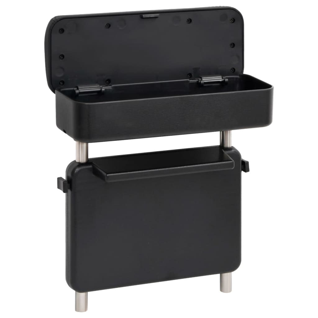 Τεμπέλης Αυτοκινήτου Γενικής Χρήσης Μαύρος 23x8x(30-38) εκ. ABS - Pakobazaar