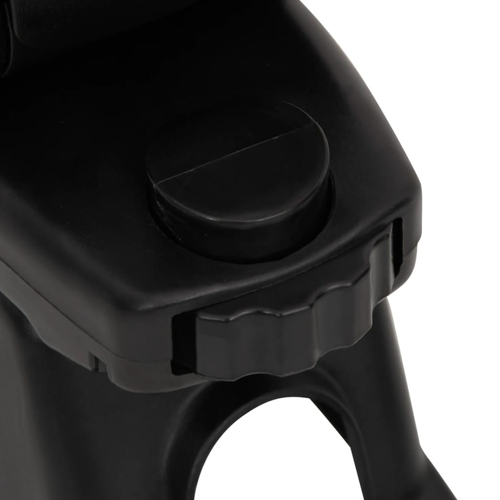 Τεμπέλης Αυτοκινήτου Μαύρος 13x31x(31-44) εκ. από ABS - PAKOBAZAAR