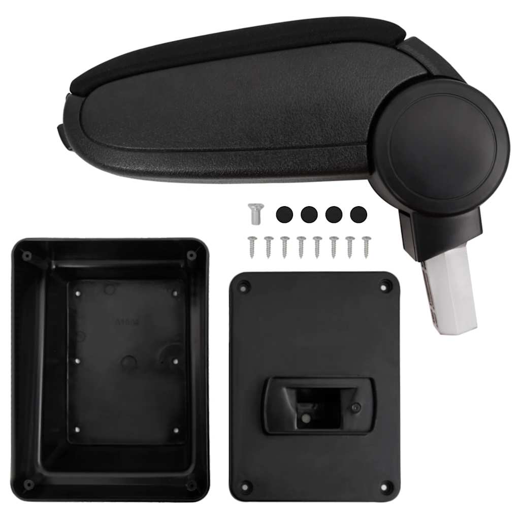 Τεμπέλης Αυτοκινήτου Μαύρος 17 x 40 x (31-49) εκ. από ABS - PAKOBAZAAR