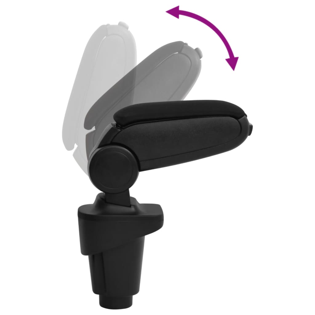 Τεμπέλης Αυτοκινήτου Μαύρος 14 x 35 x (37-53) εκ. από ABS - PAKOBAZAAR