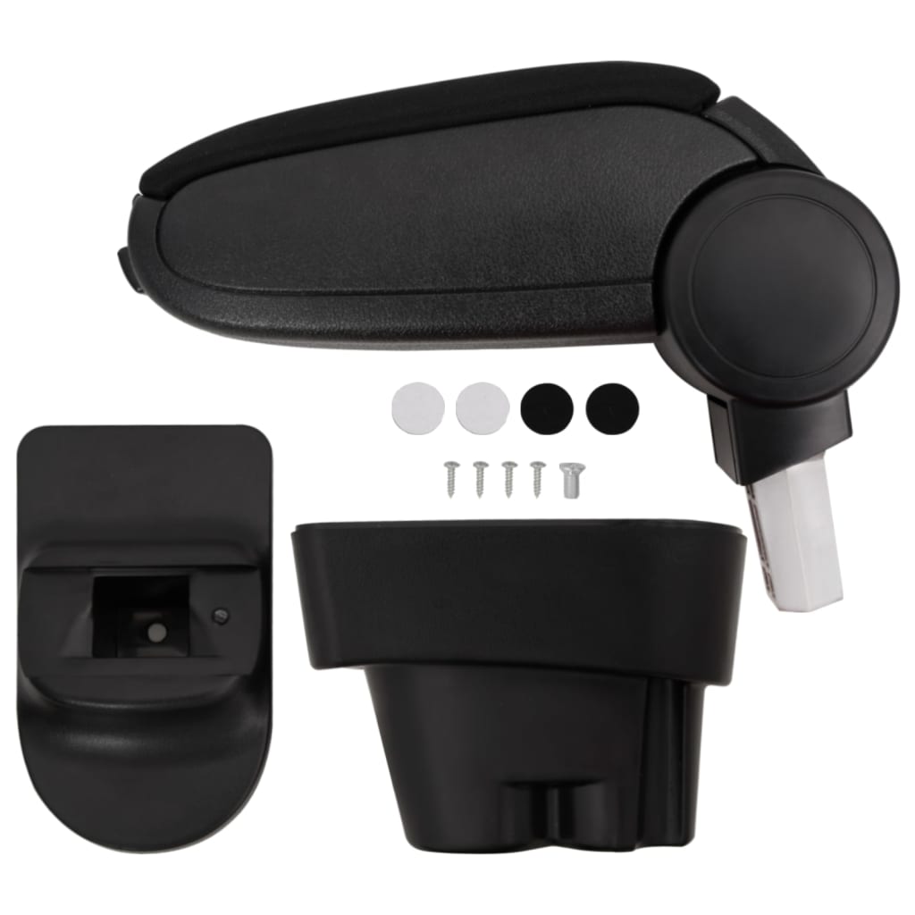 Τεμπέλης Αυτοκινήτου Μαύρος 12 x 36 x (33,5-48) εκ. από ABS - PAKOBAZAAR