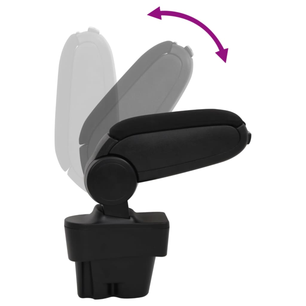 Τεμπέλης Αυτοκινήτου Μαύρος 12 x 36 x (33,5-48) εκ. από ABS - PAKOBAZAAR