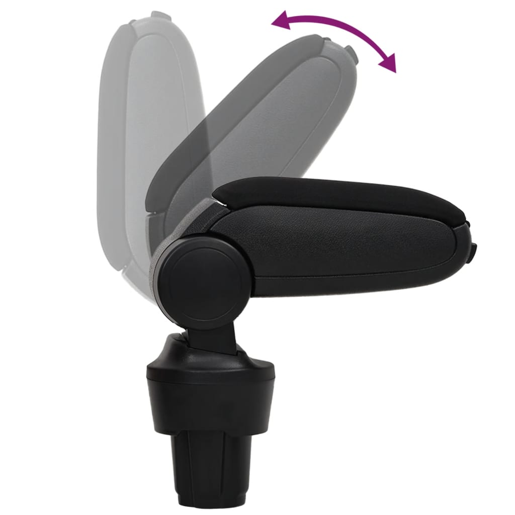 Τεμπέλης Αυτοκινήτου Μαύρος 13 x 33 x (33-49) εκ. από ABS - PAKOBAZAAR