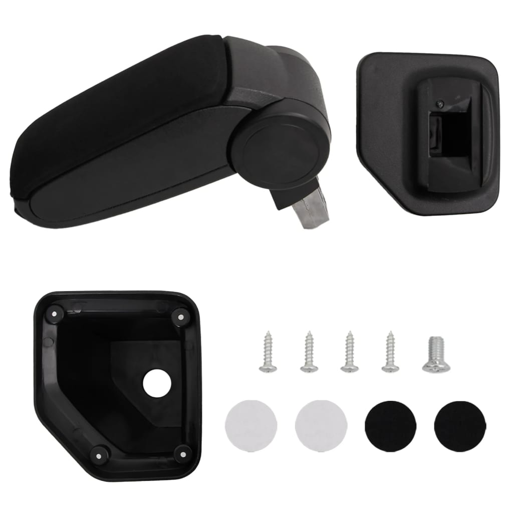 Τεμπέλης Αυτοκινήτου Μαύρος 15 x 32 x (40-52) εκ. από ABS - PAKOBAZAAR