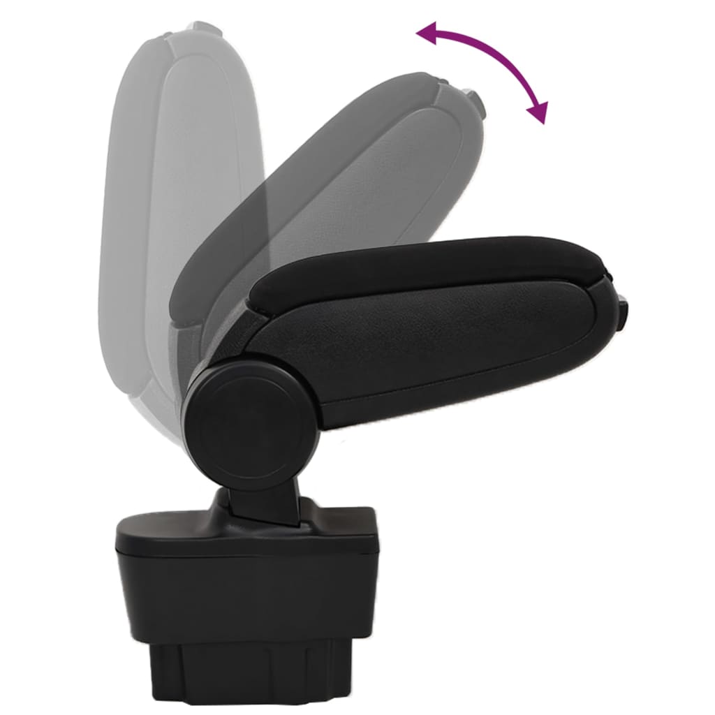 Τεμπέλης Αυτοκινήτου Μαύρος 12 x 37 x (31-48) εκ. από ABS - PAKOBAZAAR