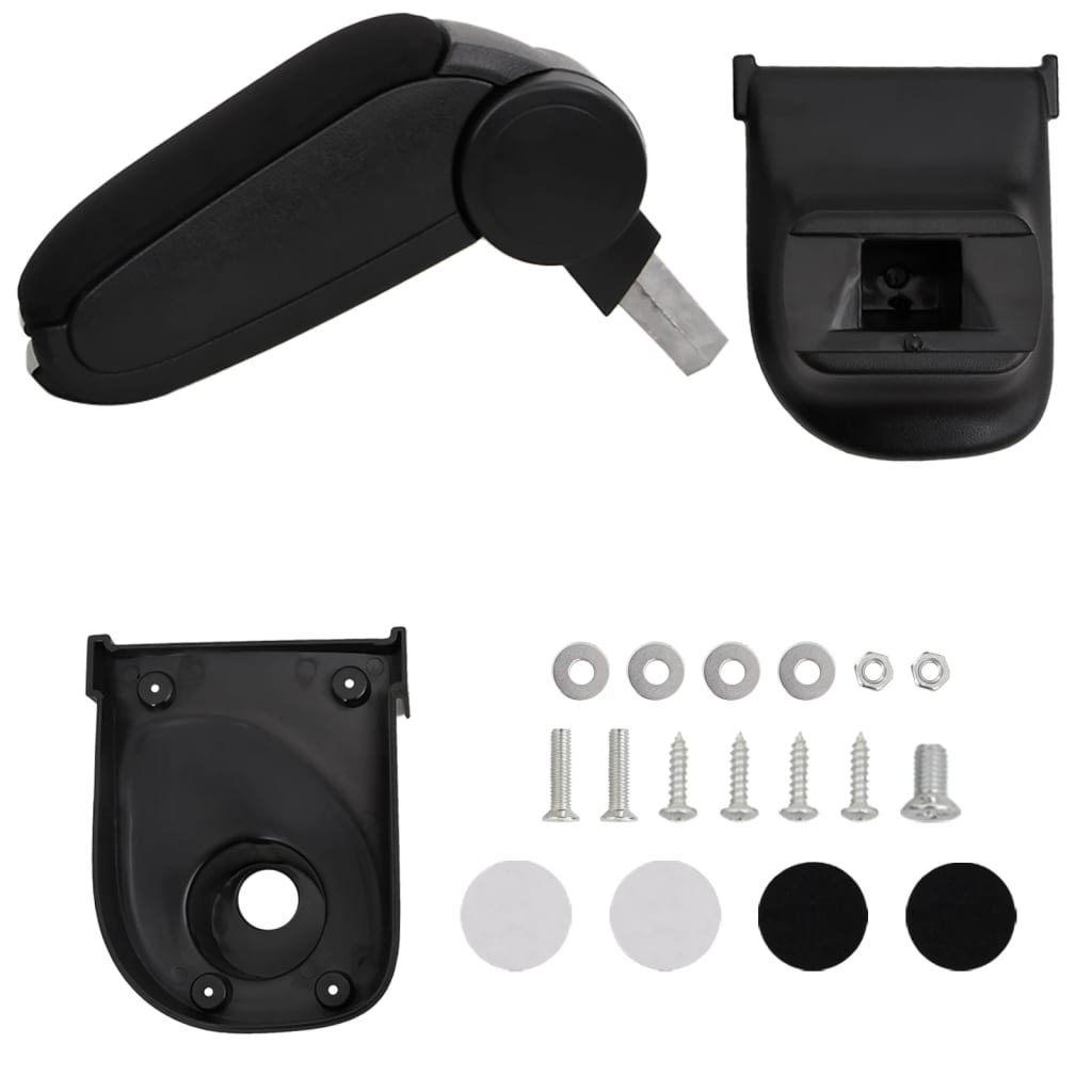 Τεμπέλης Αυτοκινήτου Μαύρος 15 x 35 x (30-47) εκ. από ABS - PAKOBAZAAR