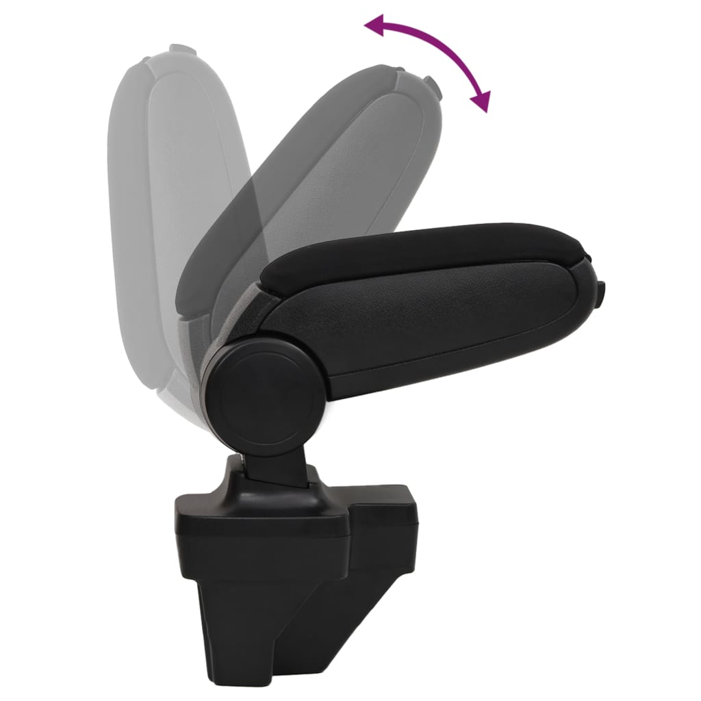 Τεμπέλης Αυτοκινήτου Μαύρος 15 x 35 x (33-49,5) εκ. από ABS - PAKOBAZAAR