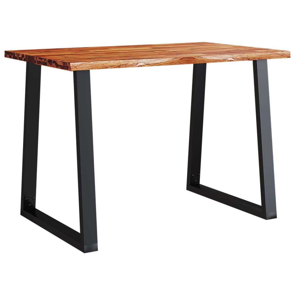 Τραπεζαρία με Live Edge 110x70x75 εκ. από Μασίφ Ξύλο Ακακίας - Pakobazaar