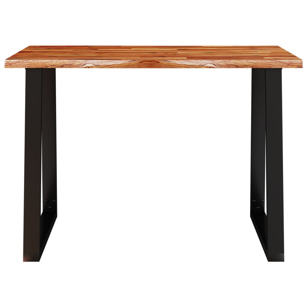 Τραπεζαρία με Live Edge 110x70x75 εκ. από Μασίφ Ξύλο Ακακίας - Pakobazaar