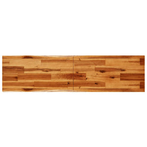 Τραπέζι Κονσόλα με Live Edge 140x40x80 εκ. Μασίφ Ξύλο Ακακίας