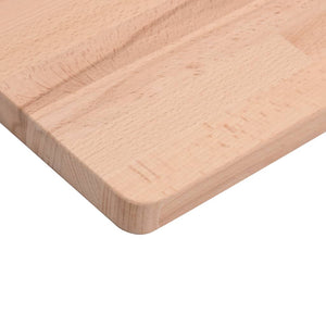 Επιφάνεια Τραπεζιού Ορθογώνια 60x40x2,5 εκ. Μασίφ Ξύλο Οξιάς