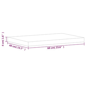 Επιφάνεια Κοπής 60x40x4 εκ. από Μασίφ Ξύλο Οξιάς
