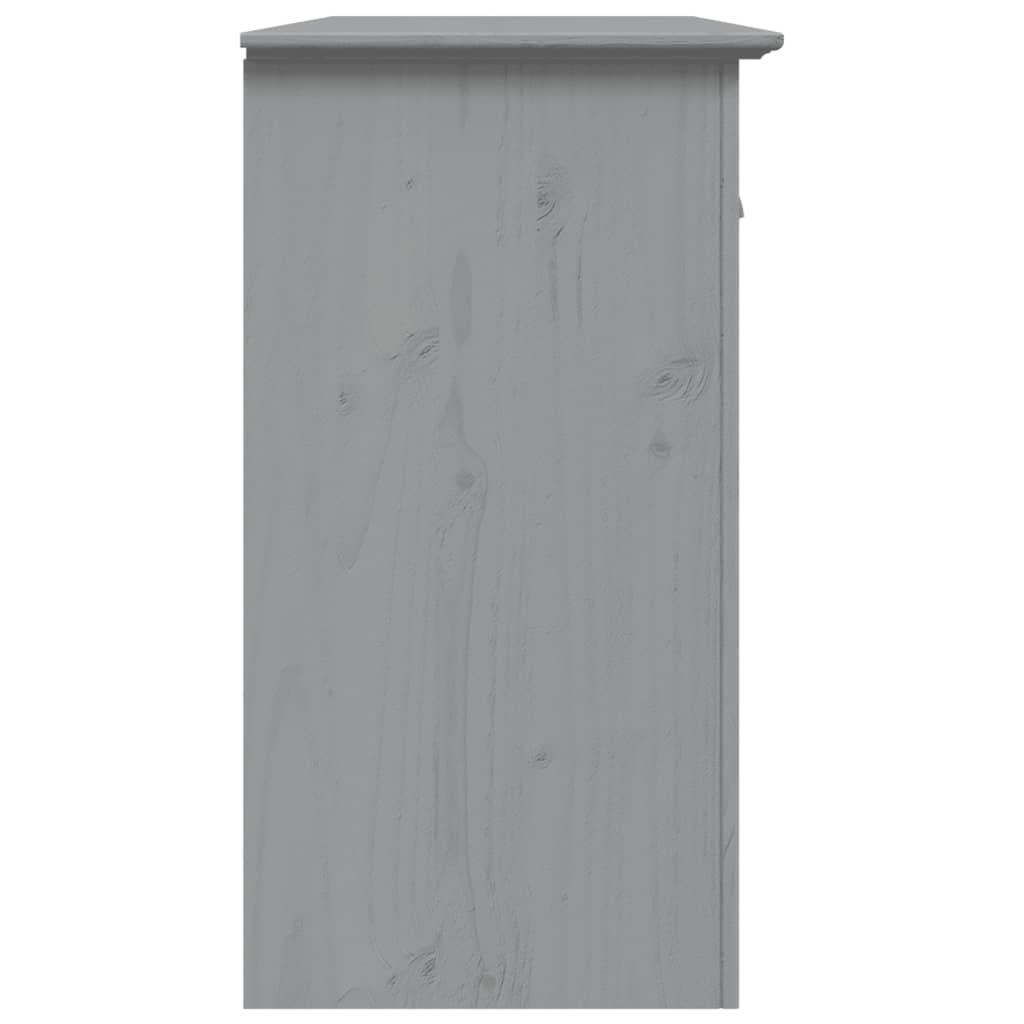 Μπουφές BODO Γκρι 115,5x44x80 εκ. από Μασίφ Ξύλο Πεύκου - Pakobazaar