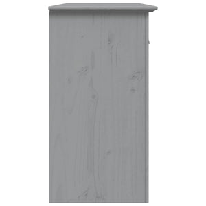 Μπουφές BODO Γκρι 115,5x44x80 εκ. από Μασίφ Ξύλο Πεύκου