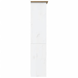 Βιβλιοθήκη BODO 5 Επ. Καφέ 82x40x173 εκ. από Μασίφ Ξύλο Πεύκου - Pakobazaar