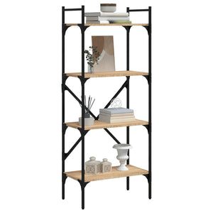 Βιβλιοθήκη 4 Επιπέδων Sonoma Δρυς 56x31,5x138,5 εκ. Επεξ. Ξύλο