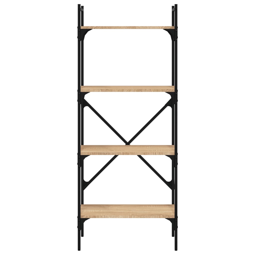 Βιβλιοθήκη 4 Επιπέδων Sonoma Δρυς 56x31,5x138,5 εκ. Επεξ. Ξύλο