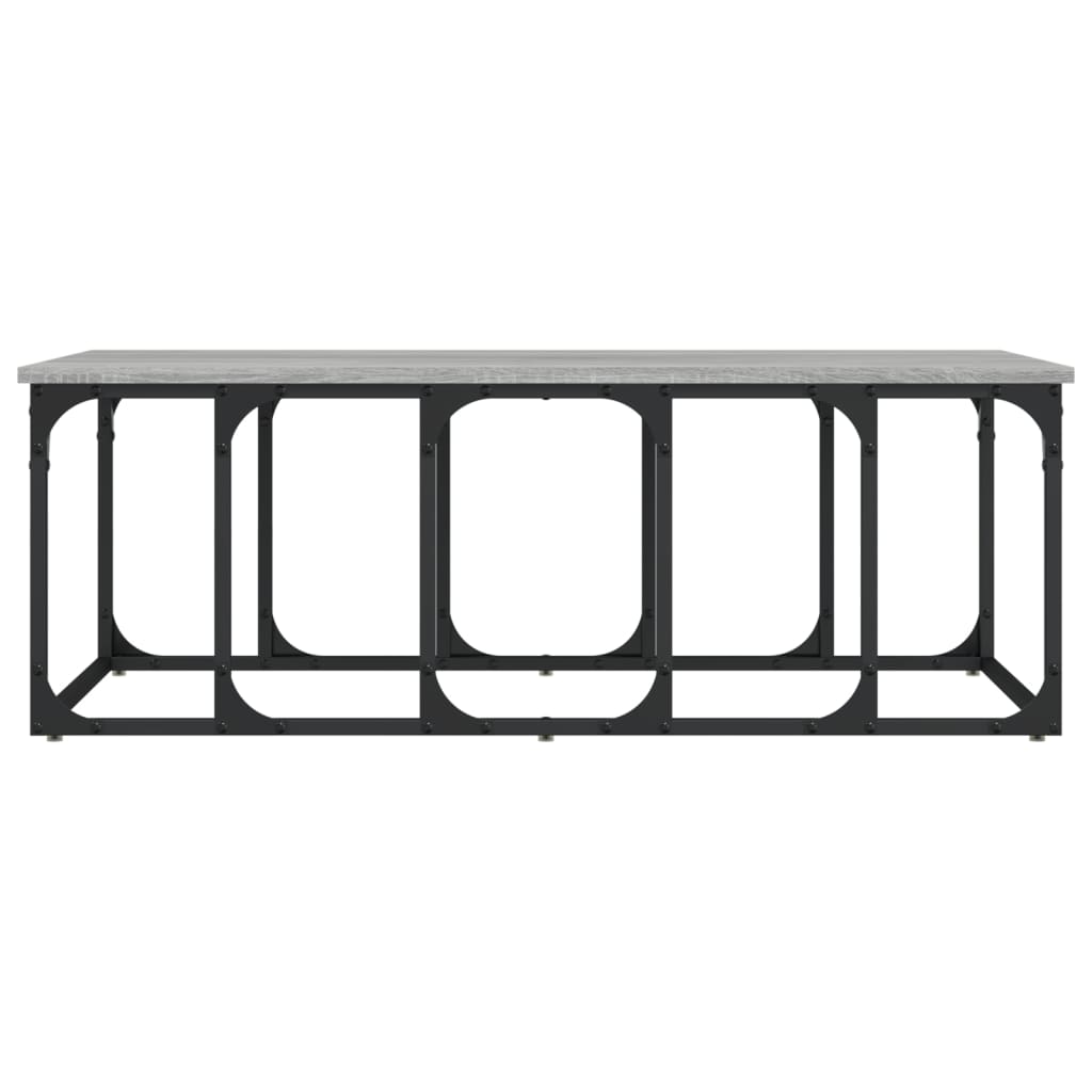 Τραπεζάκι Σαλονιού Γκρι Sonoma 100x50x35,5 εκ. Επεξεργ. Ξύλο