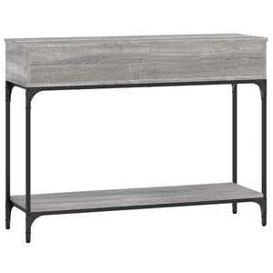 Τραπέζι Κονσόλα Γκρι Sonoma 100x30,5x75 εκ. Επεξεργασμένο Ξύλο