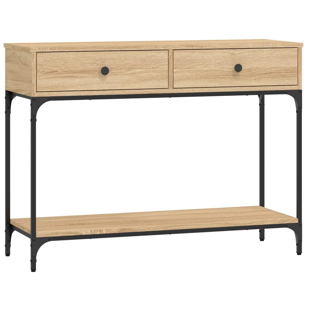 Τραπέζι Κονσόλα Sonoma Δρυς 100x34,5x75 εκ. Επεξεργασμένο Ξύλο