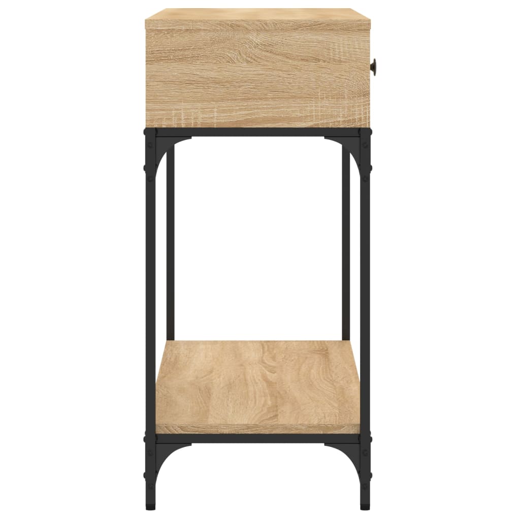 Τραπέζι Κονσόλα Sonoma Δρυς 100x34,5x75 εκ. Επεξεργασμένο Ξύλο