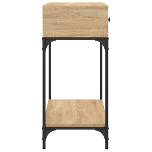 Τραπέζι Κονσόλα Sonoma Δρυς 100x34,5x75 εκ. Επεξεργασμένο Ξύλο