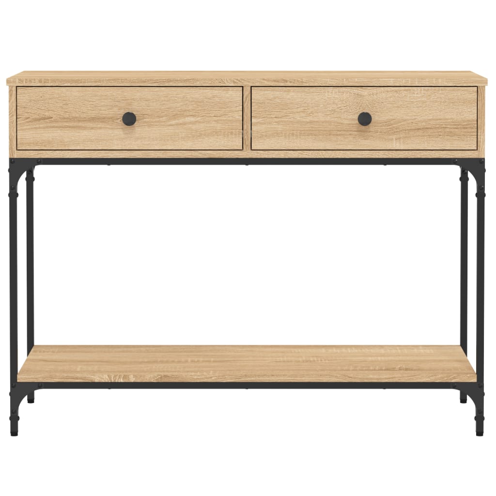Τραπέζι Κονσόλα Sonoma Δρυς 100x34,5x75 εκ. Επεξεργασμένο Ξύλο