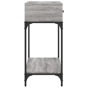 Τραπέζι Κονσόλα Γκρι Sonoma 100x34,5x75 εκ. Επεξεργασμένο Ξύλο