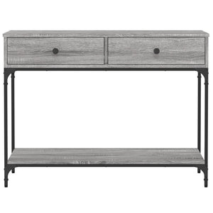Τραπέζι Κονσόλα Γκρι Sonoma 100x34,5x75 εκ. Επεξεργασμένο Ξύλο