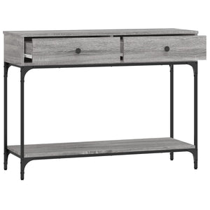Τραπέζι Κονσόλα Γκρι Sonoma 100x34,5x75 εκ. Επεξεργασμένο Ξύλο