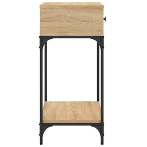 Τραπέζι Κονσόλα Sonoma Δρυς 75x34,5x75 εκ. Επεξεργασμένο Ξύλο