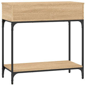 Τραπέζι Κονσόλα Sonoma Δρυς 75x34,5x75 εκ. Επεξεργασμένο Ξύλο