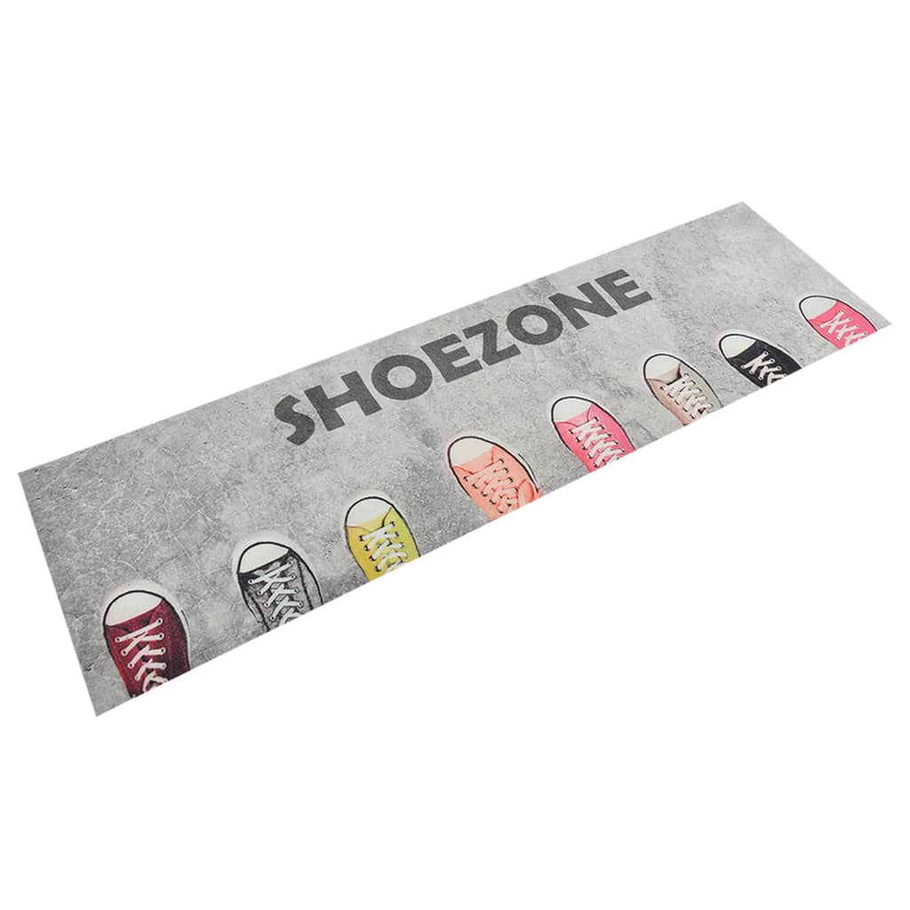 Χαλί Κουζίνας Πλενόμενο Επιγραφή Shoezone 45x150 εκ. Βελούδινο - PAKOBAZAAR