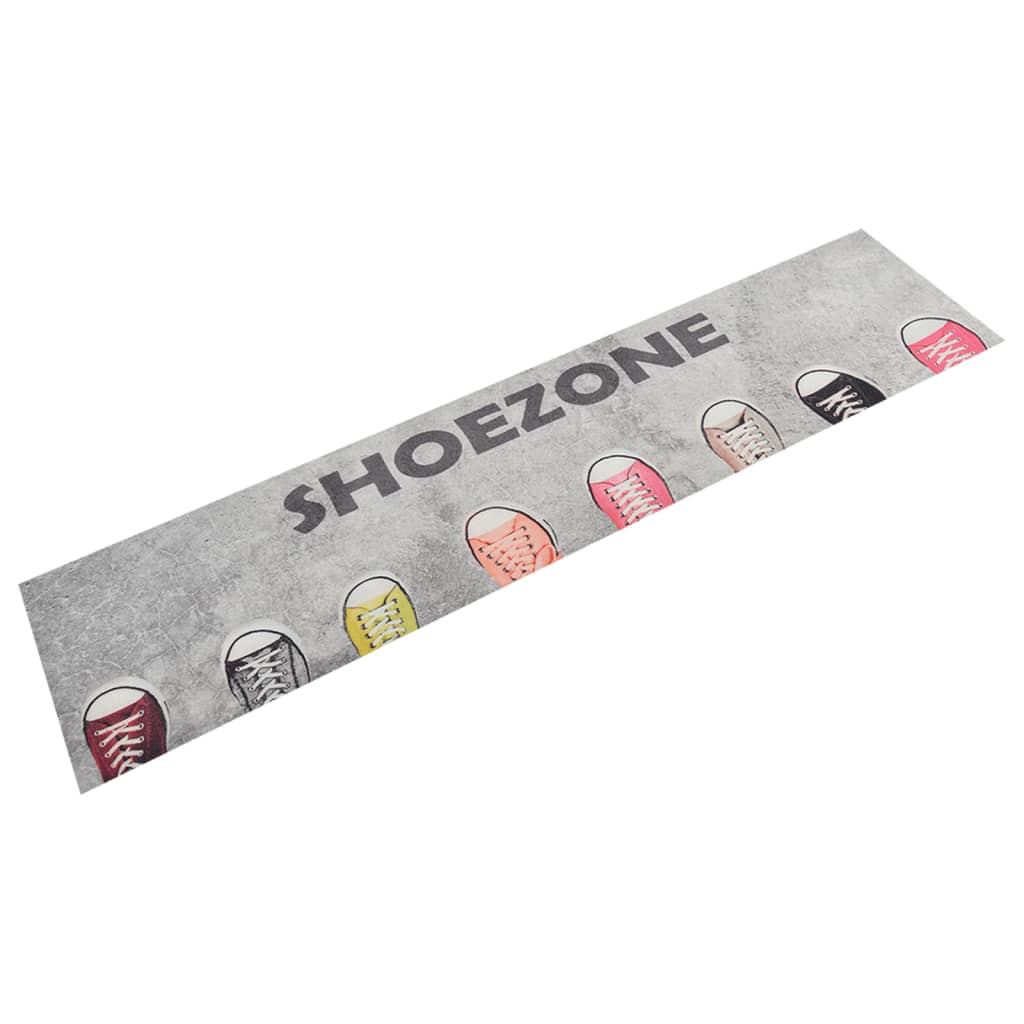 Χαλί Κουζίνας Πλενόμενο Επιγραφή Shoezone 60x300 εκ. Βελούδινο