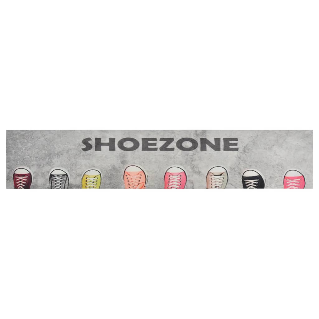 Χαλί Κουζίνας Πλενόμενο Επιγραφή Shoezone 60x300 εκ. Βελούδινο