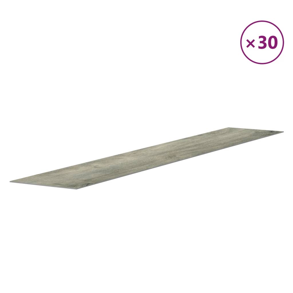 Πάνελ Τοίχου Ξύλινη Εμφάνιση Γκρι 4,12 μ² από PVC - Pakobazaar