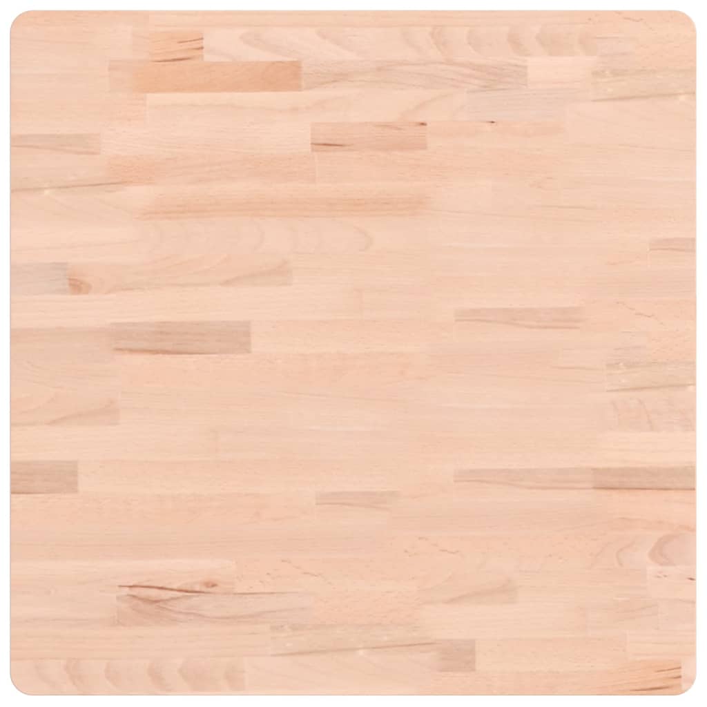 Επιφάνεια Τραπεζιού Τετράγωνη 60x60x1,5 εκ. Μασίφ Ξύλο Οξιάς - Pakobazaar