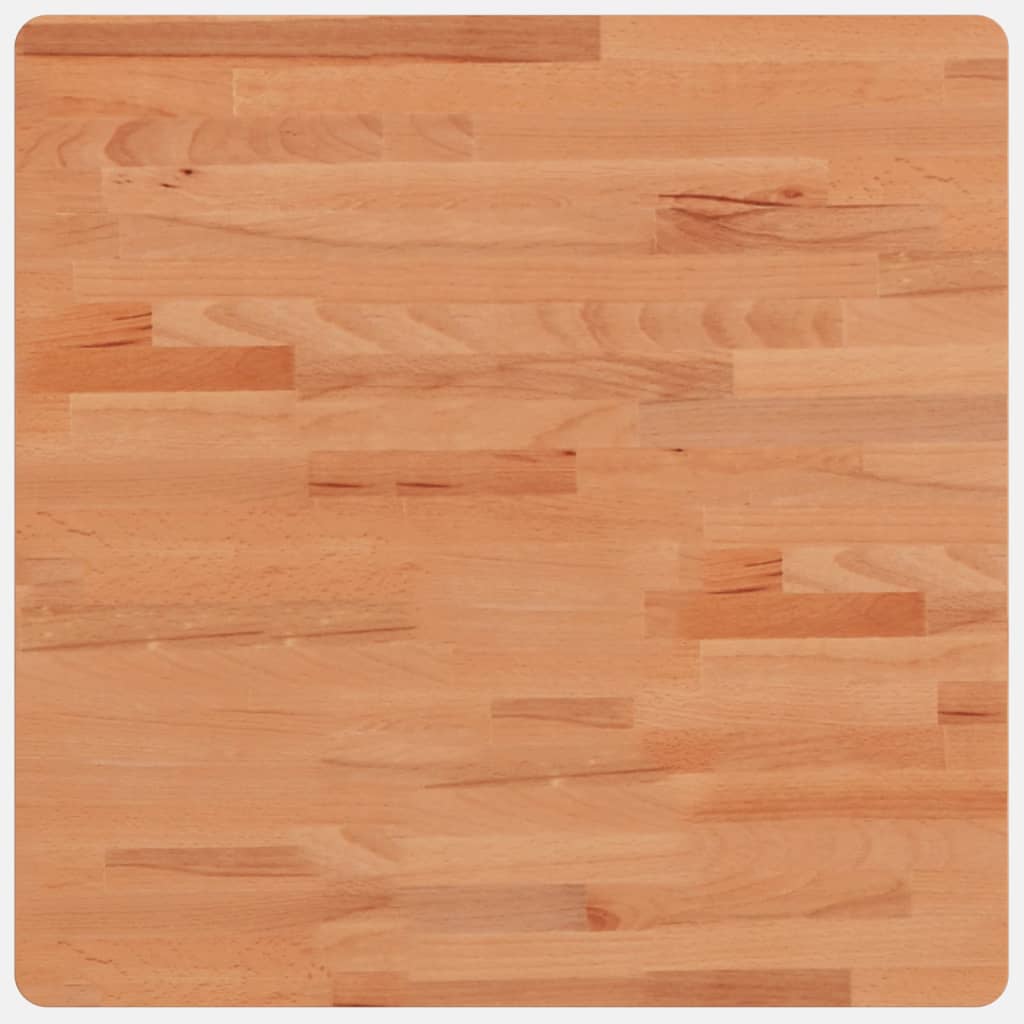 Επιφάνεια Τραπεζιού Τετράγωνη 60x60x1,5 εκ. Μασίφ Ξύλο Οξιάς