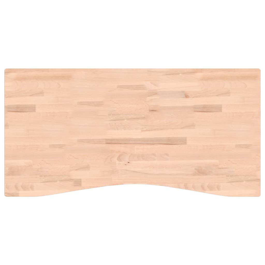 Επιφάνεια Εργασίας 110x(50-55)x1,5 εκ. από Μασίφ Ξύλο Οξιάς - Pakobazaar