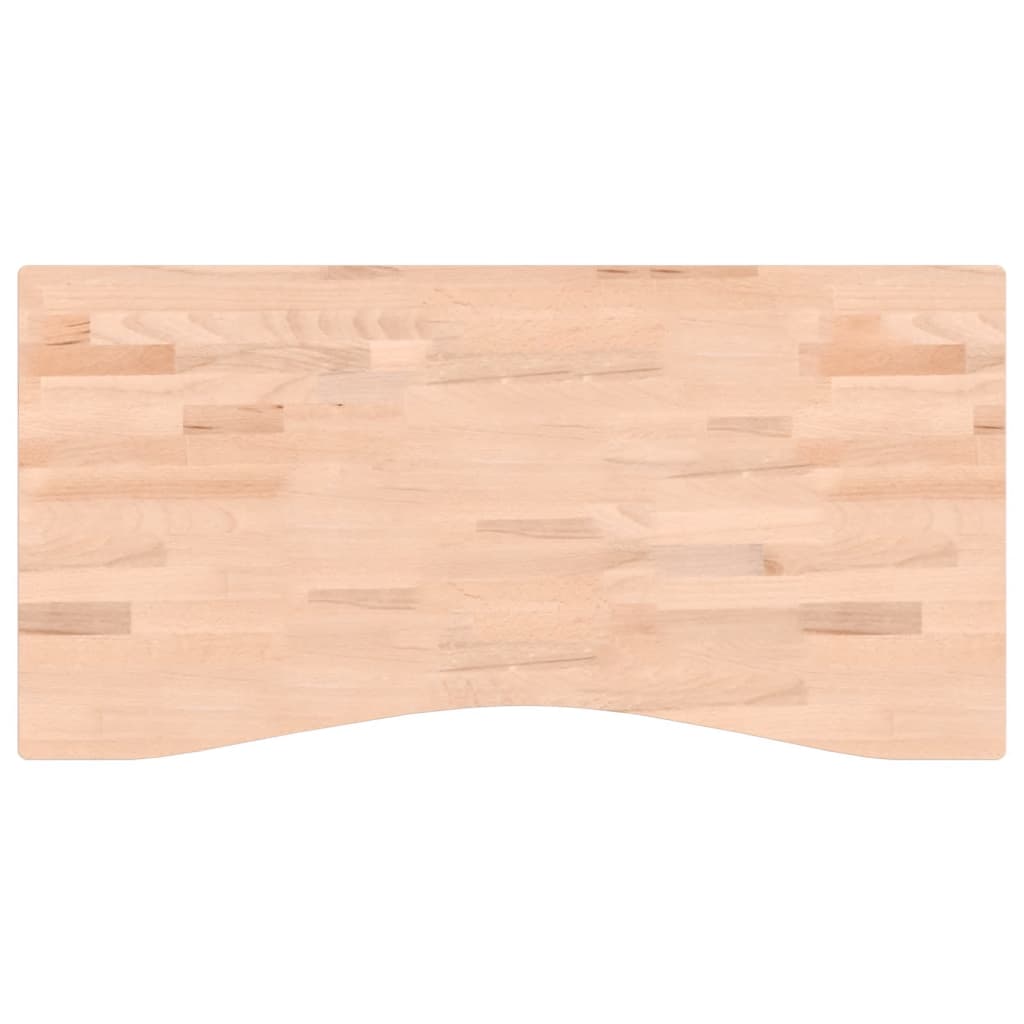 Επιφάνεια Εργασίας 100x(45-50)x4 εκ. από Μασίφ Ξύλο Οξιάς